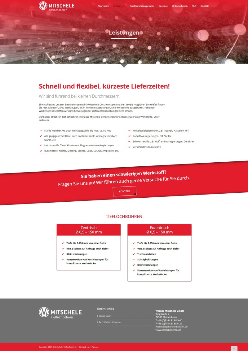 Mitschele Tieflochbohren