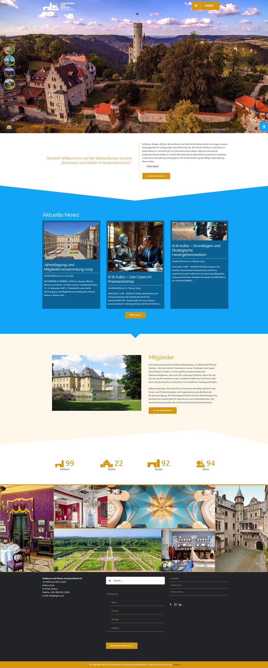 Schlösser und Gärten in Deutschland