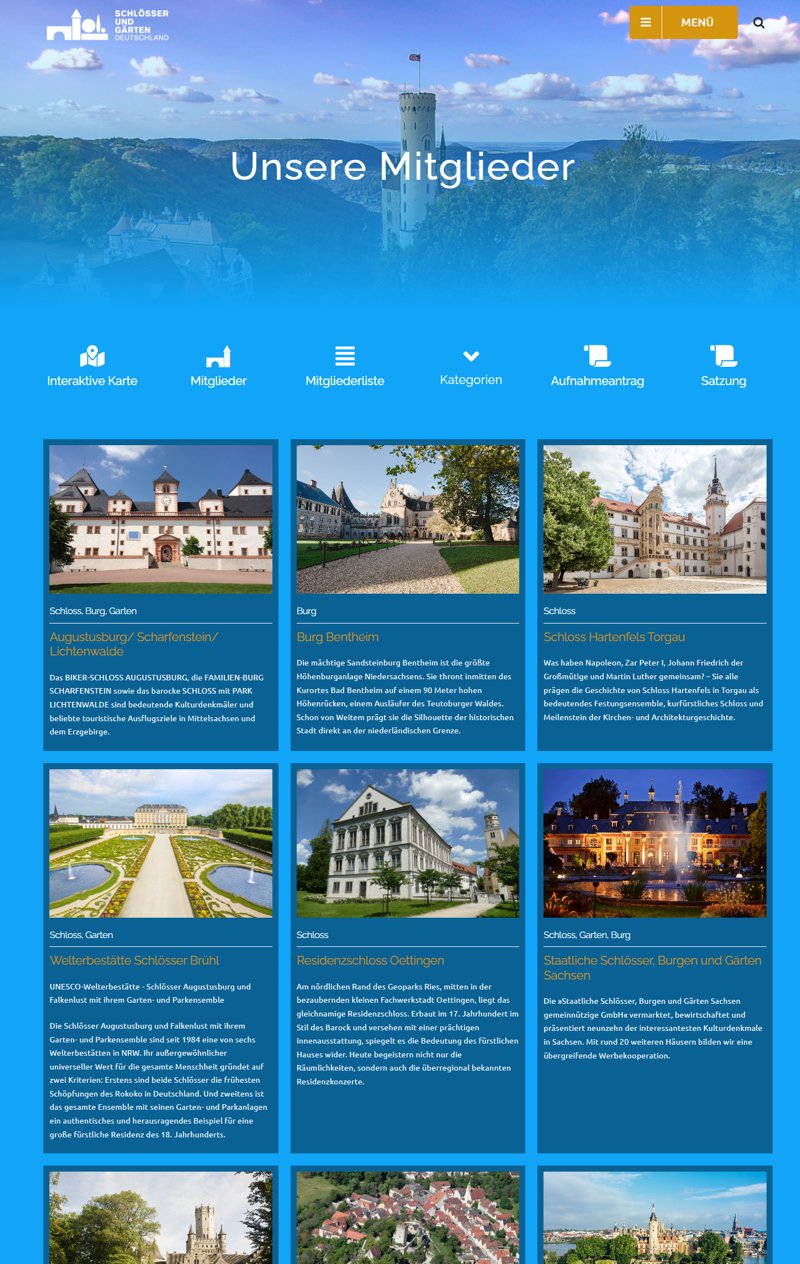 Schlösser und Gärten in Deutschland